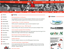 Tablet Screenshot of maverickvolleyball.ca